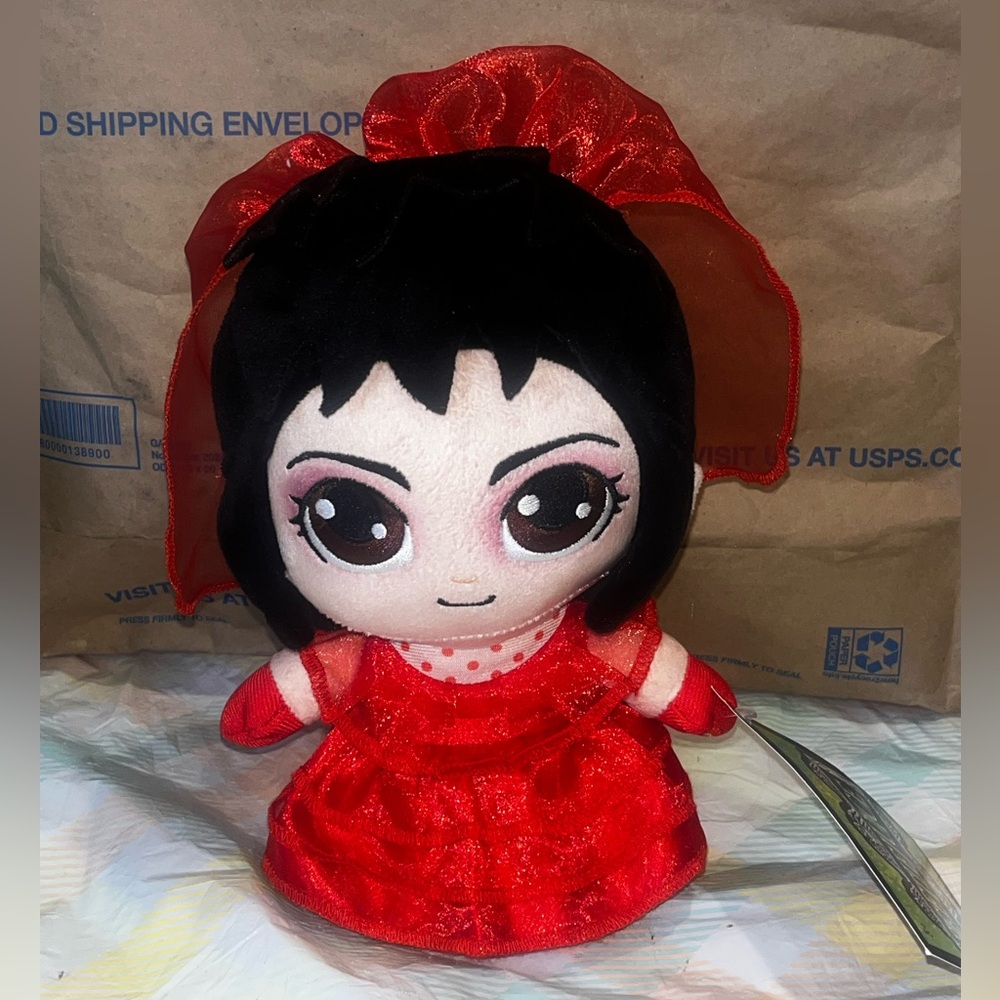Jazwares Lydia Beetlejuice Red Doll Plush Toy